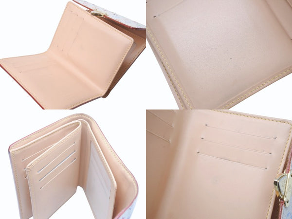 LOUIS VUITTON ルイヴィトン ポルトフォイユ コアラ ブロン M58014 村上隆 ホワイト モノグラム マルチカラー PVC ヌメ革 美品 中古 4b005183
