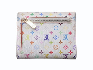 LOUIS VUITTON ルイヴィトン ポルトフォイユ コアラ ブロン M58014 村上隆 ホワイト モノグラム マルチカラー PVC ヌメ革 美品 中古 4b005183