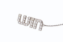 Load image into Gallery viewer, MIUMIU ミュウミュウ ピアス ぶら下がり 両耳 ラインストーン ブランドロゴ 5JO661 2DNC F0OKL 16.1g 美品 中古 4b005184