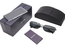 画像をギャラリービューアに読み込む, 極美品 PRADA プラダ スクエア サングラス アイウェア SPRA60 1AB-5S0 サイズ59◻︎16 140 ブラック 中古 4b005186