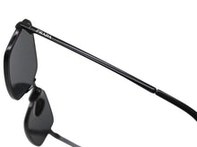 画像をギャラリービューアに読み込む, 極美品 PRADA プラダ スクエア サングラス アイウェア SPRA60 1AB-5S0 サイズ59◻︎16 140 ブラック 中古 4b005186