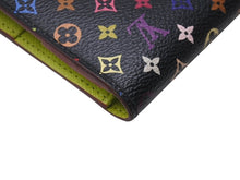 画像をギャラリービューアに読み込む, LOUIS VUITTON ルイヴィトン ポルトフォイユ アンソリット ピスタッシュ M93755 二つ折り財布 モノグラム マルチカラー 美品 中古 4b005189