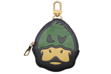 画像をギャラリービューアに読み込む, LOUIS VUITTON ルイヴィトン NIGOコラボ コインケース コインカードホルダー M81077 ブラック カーキ イエロー 美品 中古 4b005191