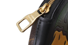 画像をギャラリービューアに読み込む, LOUIS VUITTON ルイヴィトン NIGOコラボ コインケース コインカードホルダー M81077 ブラック カーキ イエロー 美品 中古 4b005191