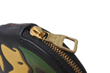 画像をギャラリービューアに読み込む, LOUIS VUITTON ルイヴィトン NIGOコラボ コインケース コインカードホルダー M81077 ブラック カーキ イエロー 美品 中古 4b005191