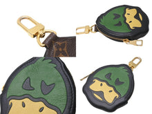 画像をギャラリービューアに読み込む, LOUIS VUITTON ルイヴィトン NIGOコラボ コインケース コインカードホルダー M81077 ブラック カーキ イエロー 美品 中古 4b005191