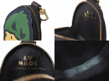 画像をギャラリービューアに読み込む, LOUIS VUITTON ルイヴィトン NIGOコラボ コインケース コインカードホルダー M81077 ブラック カーキ イエロー 美品 中古 4b005191