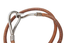 Load image into Gallery viewer, HERMES ジャンボチョーカー ネックレス 2連ブレスレット レザー ブラウン シルバー金具 美品 中古 4b005192