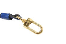 Load image into Gallery viewer, 極美品 LOUIS VUITTON ルイヴィトン ショルダーストラップ BJ7224 フランス製 レザー ブルー ゴールド金具 中古 4b005193