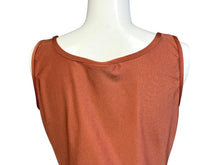 画像をギャラリービューアに読み込む, 極美品 FENDI フェンディ タンクトップ ノースリーブ 523826 サイズ44 ロゴパッチ ポリアミド エラスタン オレンジ 中古 4b005197