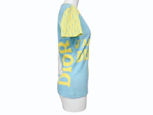 画像をギャラリービューアに読み込む, Christian Dior クリスチャンディオール J'ADORE ジャドール Vネック半袖Ｔシャツ 5E16155950 サイズ36 ガリアーノ期 美品 中古 4b005202