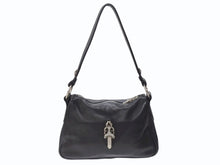 Load image into Gallery viewer, 新品同様 CHROME HEARTS クロムハーツ チキンナゲットスモール ショルダーバッグ ダガー レザー シルバー925 ブラック 中古 4b005205