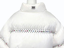 画像をギャラリービューアに読み込む, Supreme ×B.B Simon シュプリーム ビービーサイモン 22SS スタッズ装飾ダウンジャケット ナイロン ホワイト サイズXL 美品 中古 4b005207