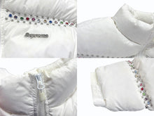 画像をギャラリービューアに読み込む, Supreme ×B.B Simon シュプリーム ビービーサイモン 22SS スタッズ装飾ダウンジャケット ナイロン ホワイト サイズXL 美品 中古 4b005207