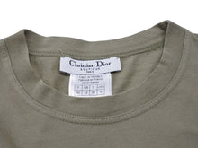 画像をギャラリービューアに読み込む, ChristianDior クリスチャンディオール 半袖Tシャツ 3P16155024 サイズ40 デニムロゴ プリント カーキ ガリアーノ期 美品 中古 4b005208
