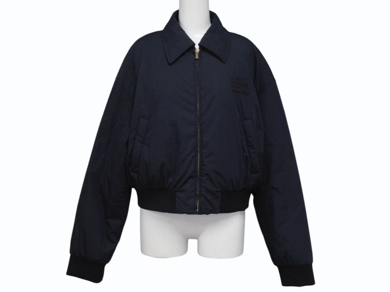 新品未使用 MIUMIU ミュウミュウ Technical Fabric Down Jacket ダウン