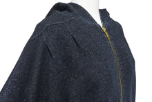 画像をギャラリービューアに読み込む, John Galliano ジョンガリアーノ ドルマンスリーブ ジップアップフーディー パーカー サイズXS ラメ ブラック系 美品 中古 4b005218