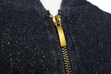 画像をギャラリービューアに読み込む, John Galliano ジョンガリアーノ ドルマンスリーブ ジップアップフーディー パーカー サイズXS ラメ ブラック系 美品 中古 4b005218