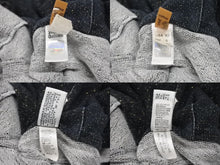 画像をギャラリービューアに読み込む, John Galliano ジョンガリアーノ ドルマンスリーブ ジップアップフーディー パーカー サイズXS ラメ ブラック系 美品 中古 4b005218