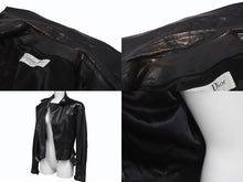 画像をギャラリービューアに読み込む, Christian Dior クリスチャンディオール 03SS ダブルライダースジャケット 3H14022000 サイズ38 ガリアーノ期 ブラック 美品 中古 4b005219