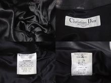 画像をギャラリービューアに読み込む, Christian Dior クリスチャンディオール 03SS ダブルライダースジャケット 3H14022000 サイズ38 ガリアーノ期 ブラック 美品 中古 4b005219