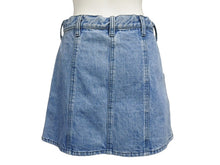 Load image into Gallery viewer, 極美品 CHROME HEARTS クロムハーツ デニムスカート サイズM クロスボールボタン シルバ−925 インディゴブルー 中古 4b005221