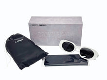 画像をギャラリービューアに読み込む, 新品未使用 A.SOCIETY ソサエティ PARKER パーカー サングラス サイズ52-21-145 グレー COMPLEXCON コンプレックスコン 中古 4b005226