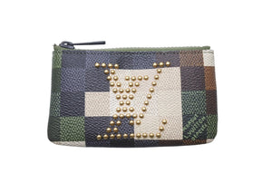 新品未使用 LOUIS VUITTON ルイヴィトン ポシェットクレ M83175 ダミエポップキャンバス ダモフラージュ 中古 4b005228