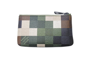 新品未使用 LOUIS VUITTON ルイヴィトン ポシェットクレ M83175 ダミエポップキャンバス ダモフラージュ 中古 4b005228