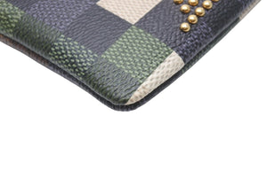 新品未使用 LOUIS VUITTON ルイヴィトン ポシェットクレ M83175 ダミエポップキャンバス ダモフラージュ 中古 4b005228