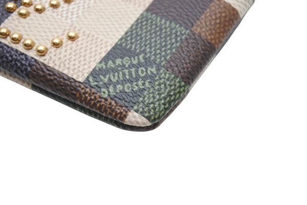 新品未使用 LOUIS VUITTON ルイヴィトン ポシェットクレ M83175 ダミエポップキャンバス ダモフラージュ 中古 4b005228