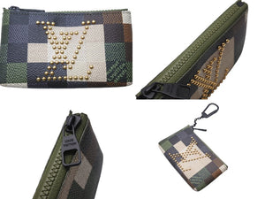 新品未使用 LOUIS VUITTON ルイヴィトン ポシェットクレ M83175 ダミエポップキャンバス ダモフラージュ 中古 4b005228
