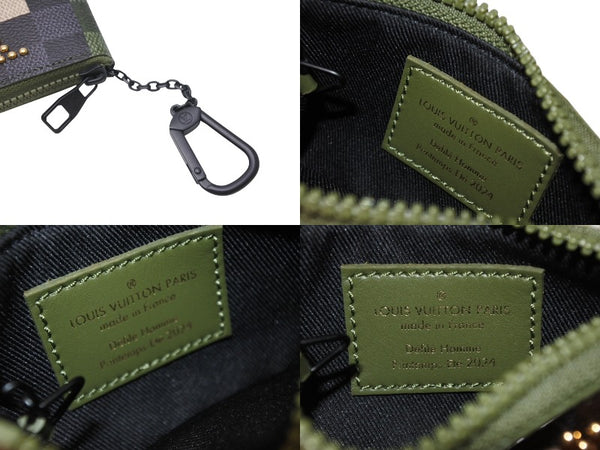 新品未使用 LOUIS VUITTON ルイヴィトン ポシェットクレ M83175 ダミエポップキャンバス ダモフラージュ 中古 4b005228