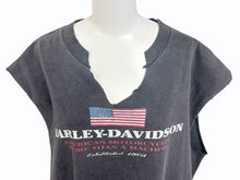 Load image into Gallery viewer, VINTAGE ヴィンテージ 90's HARLEY-DAVIDSON ハーレーダビッドソン カットオフTシャツ ノースリーブ サイズXL 1998年 良品 中古 4b005234