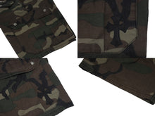 Load image into Gallery viewer, 新品未使用 CHROME HEARTS クロムハーツ Devil Dog Shorts デビルドッグショーツ サイズ33 CHクロスパッチ カモフラ 中古 4b003719