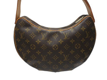 画像をギャラリービューアに読み込む, 極美品 LOUIS VUITTON ルイヴィトン クロワッサンMM ワンショルダーバッグ M51512 モノグラム PVC レザー ブラウン 中古 4b005243