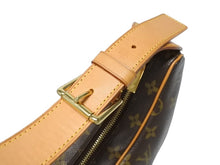 画像をギャラリービューアに読み込む, 極美品 LOUIS VUITTON ルイヴィトン クロワッサンMM ワンショルダーバッグ M51512 モノグラム PVC レザー ブラウン 中古 4b005243