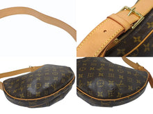 画像をギャラリービューアに読み込む, 極美品 LOUIS VUITTON ルイヴィトン クロワッサンMM ワンショルダーバッグ M51512 モノグラム PVC レザー ブラウン 中古 4b005243