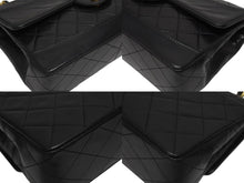 Load image into Gallery viewer, 極美品 CHANEL シャネル マトラッセ24 Sフラップ Wチェーンショルダーバッグ 1番台 ココマーク ラムスキン ブラック 中古 4b005245