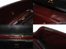Load image into Gallery viewer, 極美品 CHANEL シャネル マトラッセ24 Sフラップ Wチェーンショルダーバッグ 1番台 ココマーク ラムスキン ブラック 中古 4b005245