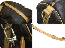 画像をギャラリービューアに読み込む, LOUIS VUITTON ルイヴィトン キーポル バンドリエール55 ボストンバッグ M41414 モノグラム ブラウン 美品 中古 4b005249