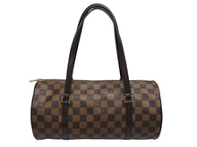 Load image into Gallery viewer, 極美品 LOUIS VUITTON ルイヴィトン ハンドバッグ パピヨン30 ダミエキャンバス N51303 ブラウン ゴールド金具 中古 4b005251