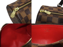 Load image into Gallery viewer, 極美品 LOUIS VUITTON ルイヴィトン ハンドバッグ パピヨン30 ダミエキャンバス N51303 ブラウン ゴールド金具 中古 4b005251