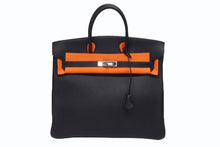 Load image into Gallery viewer, 極美品 HERMES エルメス Haut a Courroies オータクロア36 ハンドバッグ トゴ ブルーインディゴ シルバー金具 □I刻印 中古 4b005255