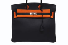 Load image into Gallery viewer, 極美品 HERMES エルメス Haut a Courroies オータクロア36 ハンドバッグ トゴ ブルーインディゴ シルバー金具 □I刻印 中古 4b005255