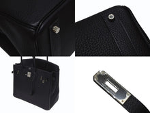 Load image into Gallery viewer, 極美品 HERMES エルメス Haut a Courroies オータクロア36 ハンドバッグ トゴ ブルーインディゴ シルバー金具 □I刻印 中古 4b005255
