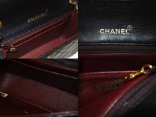 Load image into Gallery viewer, 極美品 CHANEL シャネル ミニマトラッセ 17 チェーンショルダーバッグ 1番台 ラムスキン ココマーク ブラック ゴールド金具 中古 4b005257