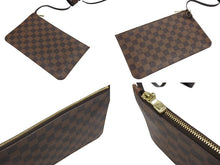 画像をギャラリービューアに読み込む, 極美品 LOUIS VUITTON ルイヴィトン ネヴァーフルGM トートバッグ N51106 ダミエキャンバス ブラウン ゴールド金具 中古 4b005264