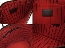 画像をギャラリービューアに読み込む, 極美品 LOUIS VUITTON ルイヴィトン ネヴァーフルGM トートバッグ N51106 ダミエキャンバス ブラウン ゴールド金具 中古 4b005264