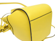 画像をギャラリービューアに読み込む, 極美品 LOEWE ロエベ ハンモック ミニ ハンドバッグ ショルダーバッグ 052123 スペイン製 レザー イエロー ブラック 中古 4b005266